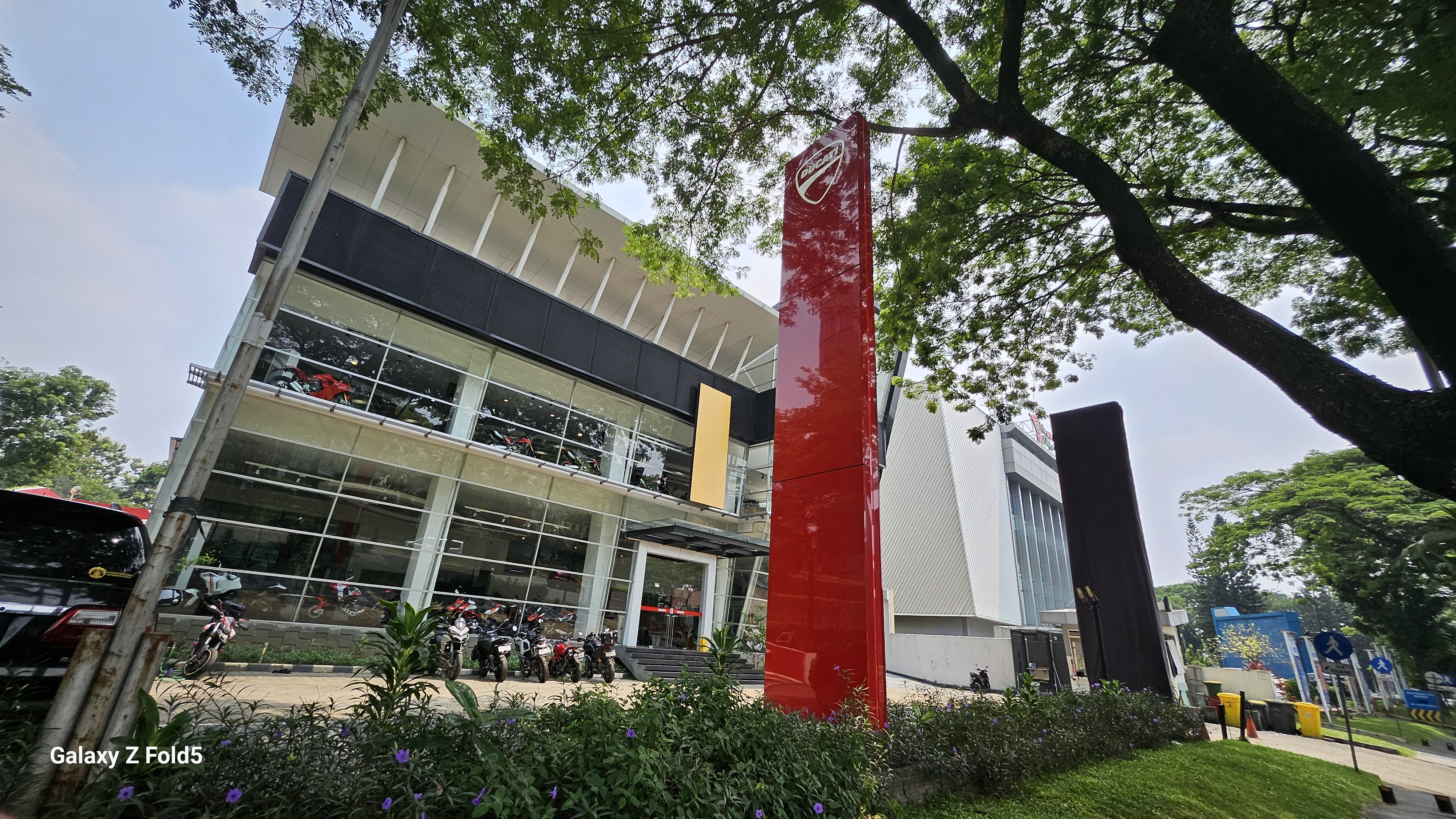 Ducati showroom interior
