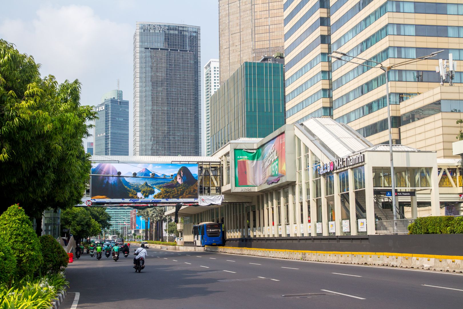 Sarinah pedestrian bridge